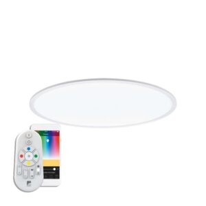 Plafoniera inteligenta EGLO SARSINA-C 98566 - LED RGB 45W 5800lm 2700-6500K D800mm - Otel - Alb