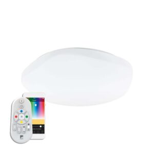 Plafoniera inteligenta EGLO TOTARI-C 97921 - LED RGB 34W 5400lm 2700-6500K D595mm - Otel - Alb