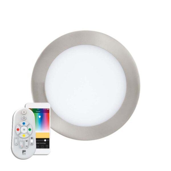 Spot inteligent incastrat EGLO FUEVA-C 32754 - LED RGB 10.5W 1200lm 2700-6500K D170mm