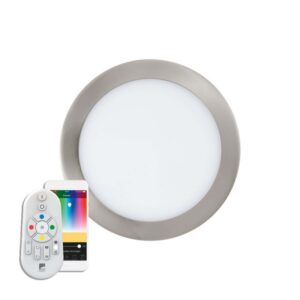 Spot inteligent incastrat EGLO FUEVA-C 96676 - LED RGB 15.6W 1900lm 2700-6500K D225mm