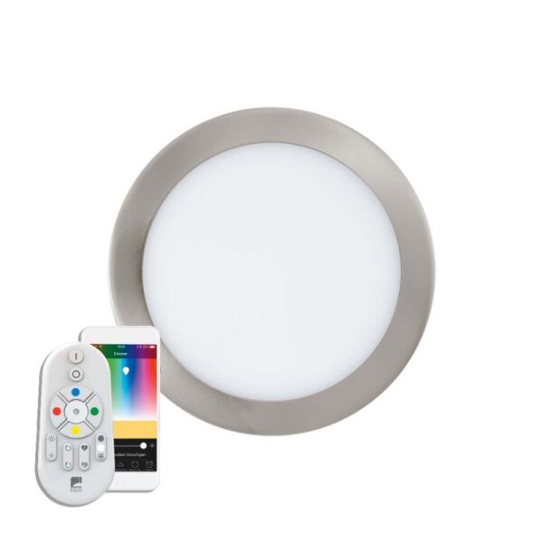 Spot inteligent incastrat EGLO FUEVA-C 96676 - LED RGB 15.6W 1900lm 2700-6500K D225mm