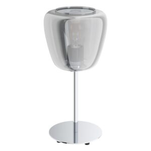 Veioza EGLO ALBARINO 39669 - E27 1X40W D165mm - Sticla aburita - Crom