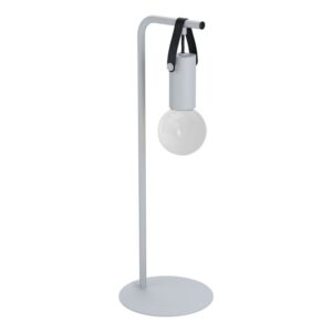 Veioza EGLO APRICALE 98284 - E27 1X60W D170mm - Piele - Otel - Negru - Gri