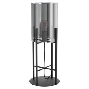 Veioza EGLO GLASTONBURY 43144 - E27 1X28W D205mm - Sticla aburita - Negru