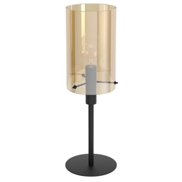 Veioza EGLO POLVERARA 39541 - E27 1X40W D180mm - Sticla aburita - Chihlimbar