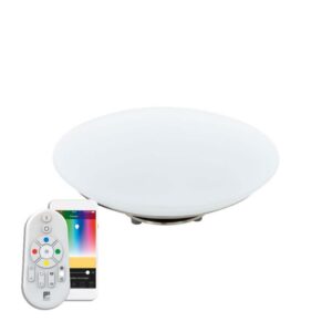 Veioza inteligenta EGLO FRATTINA-C 97813 - LED RGB 18W 2300lm 2700-6500K D290mm - Otel - Alb