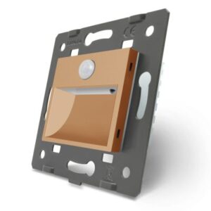 Lampa de veghe LED Livolo cu senzor miscare incorporat Auriu VL-782800513