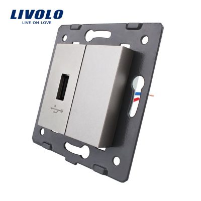 Priza USB Livolo Gri VL-C7-1USB-15