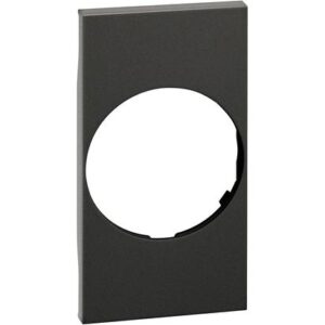 Placa priza standard german 2M neagra Living Now KG04